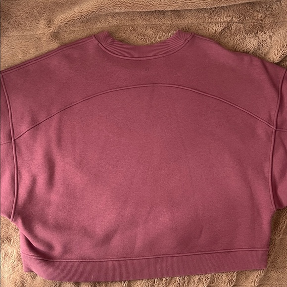 lululemon athletica Thick Fleece Pullover in Smoky Red SIZE M/L - Picture 6 of 7